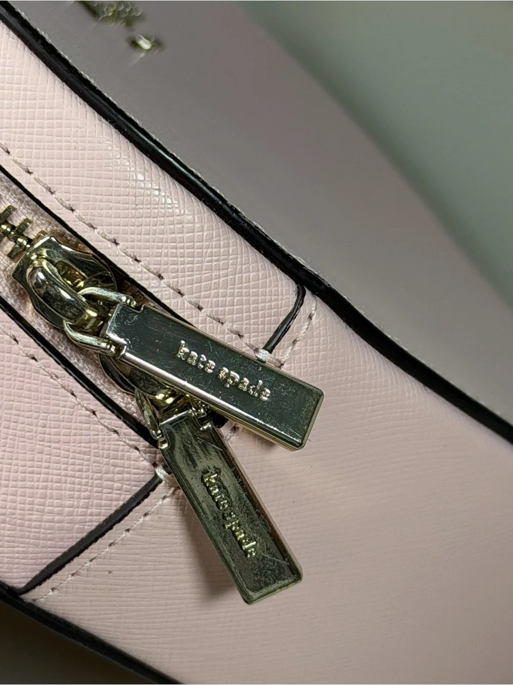 kate spade pale pink heart-shaped mini crossbody